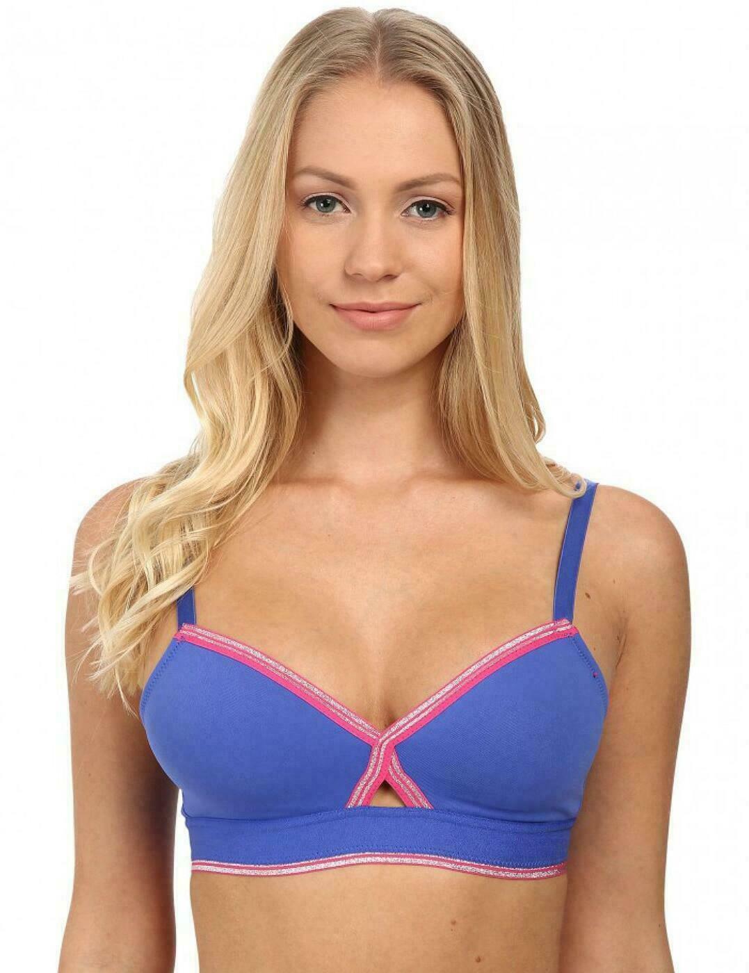 B.tempt'd Active Non Wired Sport Bra 952210 Wire Free BRAND NEW BLUE
